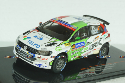 Volkswagen Polo GTI R5 #47 Rallye Finland 2019 Lindholm, Korhonen, IXO 1:43