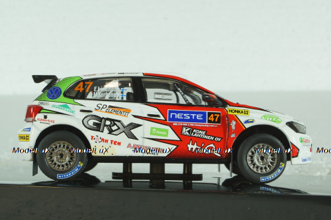 Volkswagen Polo GTI R5 #47 Rallye Finland 2019 Lindholm, Korhonen, IXO 1:43