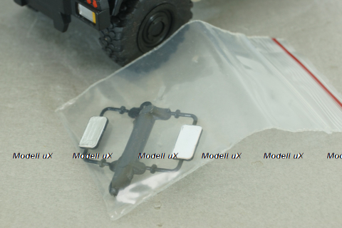 Mercedes Unimog U140, blue, фурнитура в комплекте, #371, NZG 1:43