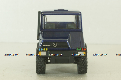 Mercedes Unimog U140, blue, фурнитура в комплекте, #371, NZG 1:43
