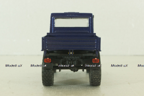 Mercedes Unimog U140, blue, фурнитура в комплекте, #371, NZG 1:43
