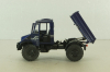 Mercedes Unimog U140, blue, фурнитура в комплекте, #371, NZG 1:43