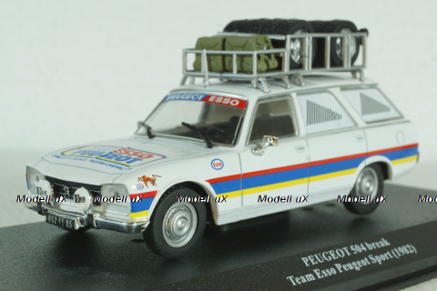 Peugeot 504 Break Team ESSO Peugeot, Rally Assistance №48 1:43