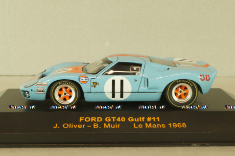 Ford GT40 #11 Le Mans 1968 J.Oliver/B.Muir, blue,  LMC027, IXO 1:43