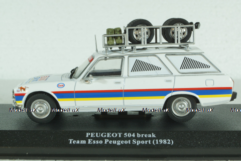 Peugeot 504 Break Team ESSO Peugeot, Rally Assistance №48 1:43