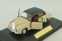Mercedes 220 S Ponton (W180) 1956, ligt brown/black, 4326, Faller 1:43 
