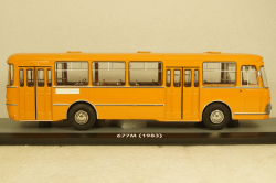 Лиаз-677М, городской автобус 1983, охра, DEMPRICE 1:43
