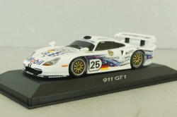 Porsche 911 (996) GT1 ,white, Minichamps 1:43