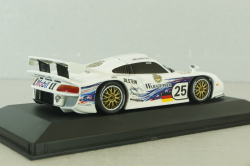 Porsche 911 (996) GT1 ,white, Minichamps 1:43