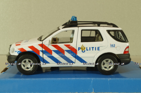 Mercedes-Benz ML 320 (W163) Police Netherlands 1997, white, 210001, Carararama 1:43