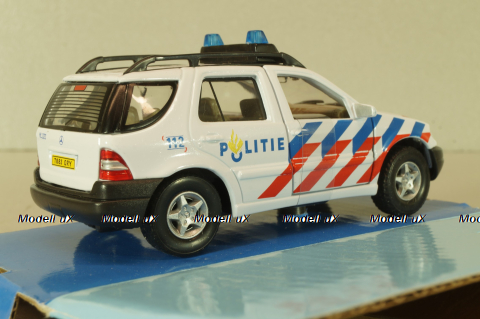 Mercedes-Benz ML 320 (W163) Police Netherlands 1997, white, 210001, Carararama 1:43