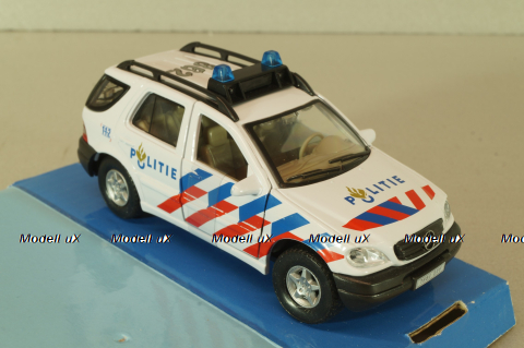 Mercedes-Benz ML 320 (W163) Police Netherlands 1997, white, 210001, Carararama 1:43