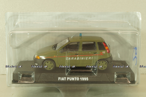 Fiat Punto Carabinieri 1995, green, 5125CMC083, Deagostini 1:43