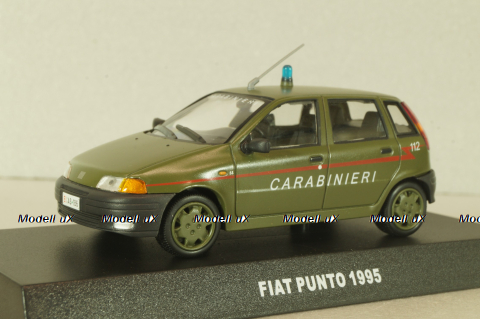 Fiat Punto Carabinieri 1995, green, 5125CMC083, Deagostini 1:43