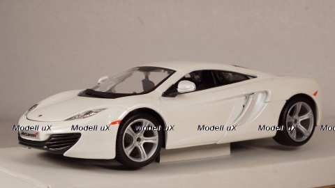 McLaren MP4-12C metallic-white, 18-21074, Bburago 1:24