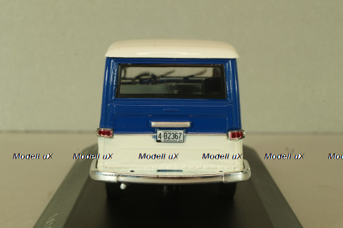 Willys Rurai 1968, white/blue, WB092, WhiteBox 1:43