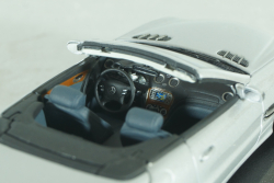 Mercedes-Benz SL 500 (R230) with operation roof 2001, silver, 400032030, Minichamps 1:43