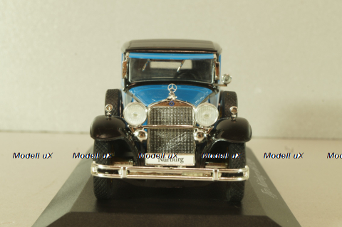Mercedes-Benz Nurburg 460 N Pullman-Limousine (W08) 1929, blue 7905007, WhiteBox 1:43