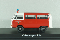 Volkswagen T2a Feuerwehr Kirchheimbolanden, red/white, Schuco 1:43