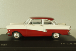 Ford Taunus 17M (P2) white/red, WB190, WhiteBox 1:43