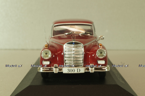 Mercedes-Benz 300 D Limousine (W189) 1957, red, 147358, WhiteBox 1:43