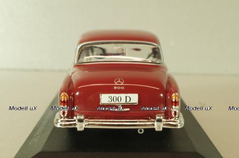 Mercedes-Benz 300 D Limousine (W189) 1957, red, 147358, WhiteBox 1:43