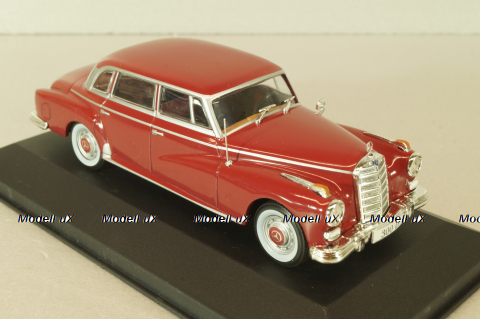 Mercedes-Benz 300 D Limousine (W189) 1957, red, 147358, WhiteBox 1:43