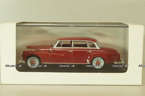Mercedes-Benz 300 D Limousine (W189) 1957, red, 147358, WhiteBox 1:43