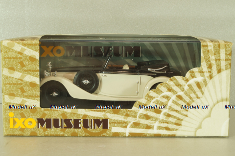Alvis 4.3 Litre Drophead Convertible 1938, white/black, MUS065, IXOMuseum 1:43