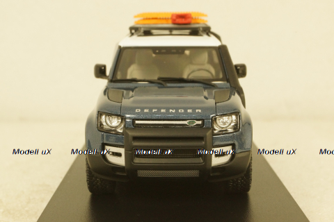 Land Rover Defender 90 2020 Tasman Blue, ALM410702, Almost Real 1:43