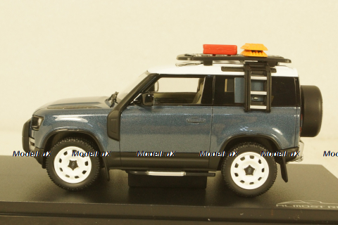 Land Rover Defender 90 2020 Tasman Blue, ALM410702, Almost Real 1:43