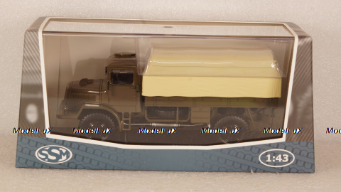 Tatra-128N бортовой с тентом, SSM1366, SSM 1:43