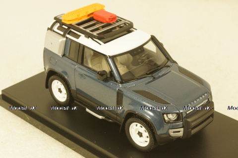 Land Rover Defender 90 2020 Tasman Blue, ALM410702, Almost Real 1:43
