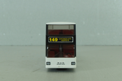MAN D89 double decker bus, white, 7310542, Wiking 1:87