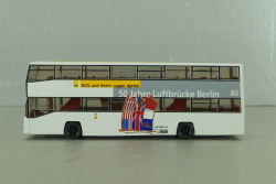 MAN D89 double decker bus, white, 7310542, Wiking 1:87