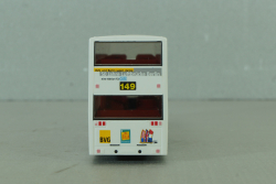 MAN D89 double decker bus, white, 7310542, Wiking 1:87