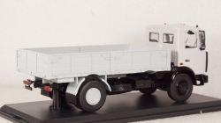 МАЗ-5337 бортовой, серый (поздний),  SSM1175, SSM 1:43