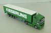 Mercedes Actros 1843 with semi trailer "Kieserling" green, 159456, Herpa 1:87