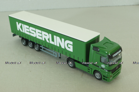 Mercedes Actros 1843 with semi trailer "Kieserling" green, 159456, Herpa 1:87