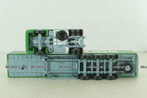 Mercedes Actros 1843 with semi trailer "Kieserling" green, 159456, Herpa 1:87