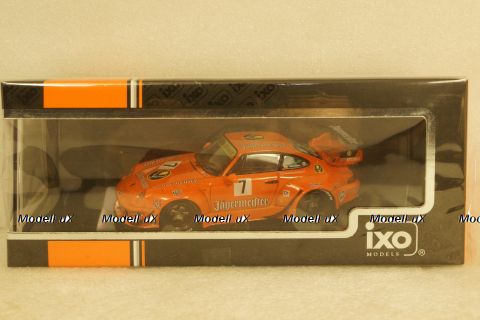 Porsche 911 (993) RWB #7 Rauh-Welt Jägermeister orange, MOC210, IXO 1:43