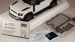 Land Rover Defender 110 with Roof Pack 2020 Fuji White, Almost Real 1:18