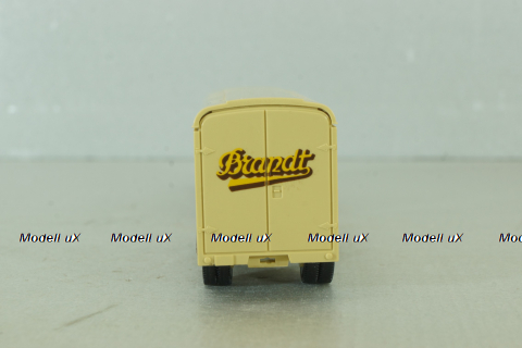 Henschel HS 140 with trailer Brandt, beige, 7314, Brekina 1:87