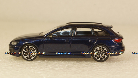 Audi RS4 Avant 2018 blue metallic, 870018211, Minichamps 1:87