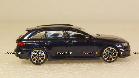 Audi RS4 Avant 2018 blue metallic, 870018211, Minichamps 1:87