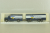 MAN F8 with trailer 3-axel, Birkel, blue, 7216 , Brekina 1:87