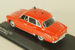 Wartburg A 312 Fire engine Potsdam 1958, 430015991, Minichamps 1:43