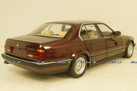 BMW 730i (E32) 1986 red, 100023007, Minichamps 1:18