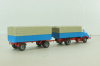 IFA H6 with trailer, blue, 7110, Brekina 1:87 