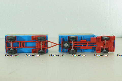 IFA H6 with trailer, blue, 7110, Brekina 1:87 